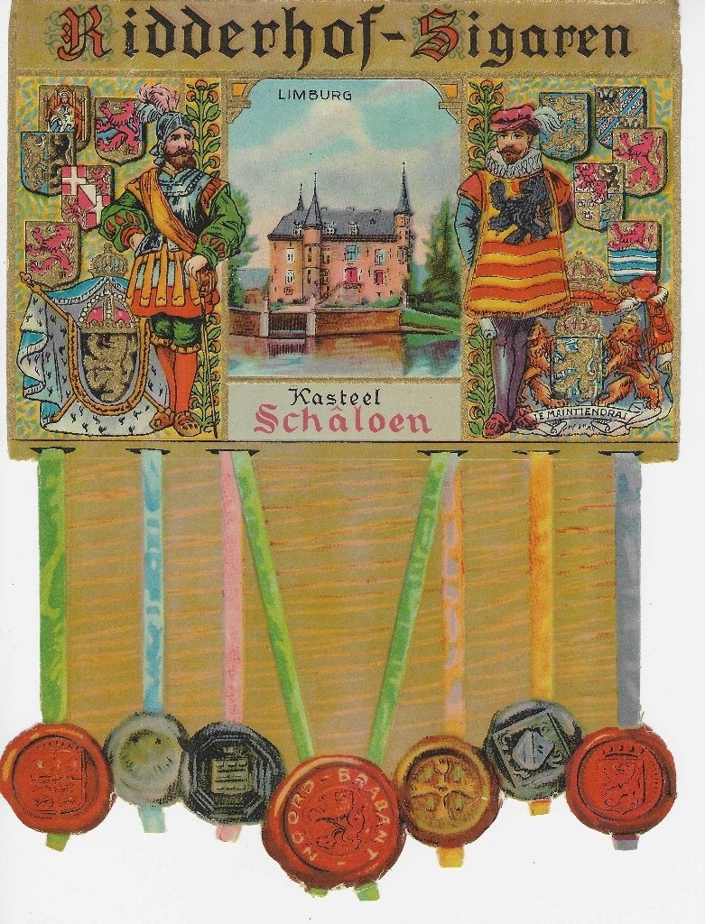 etiket V -2152    ridderhof   sigarenbanden, Ophalen of Verzenden, Zo goed als nieuw, Sigarenbandjes
