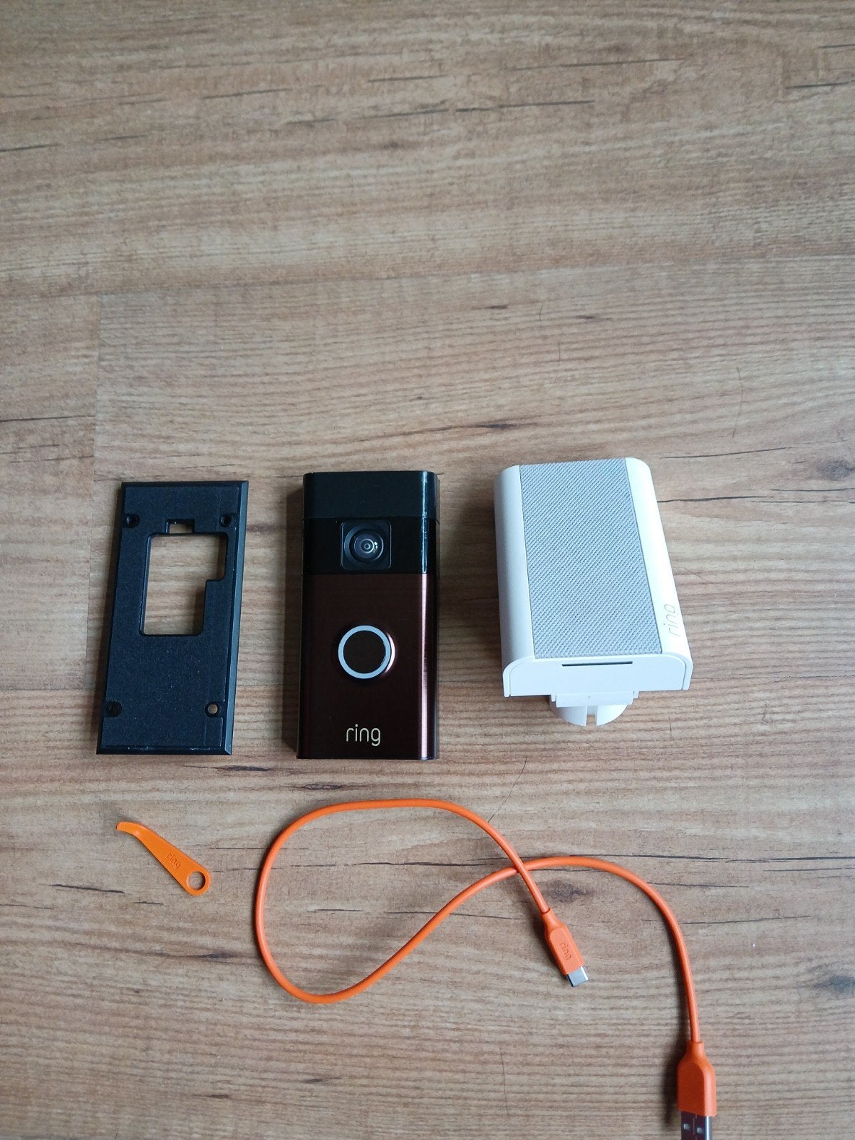 Ring Video Deurbel met Chime op batterij - Zo goed als nieuw, Ophalen of Verzenden, Bewegingsdetectiesensor, Zo goed als nieuw