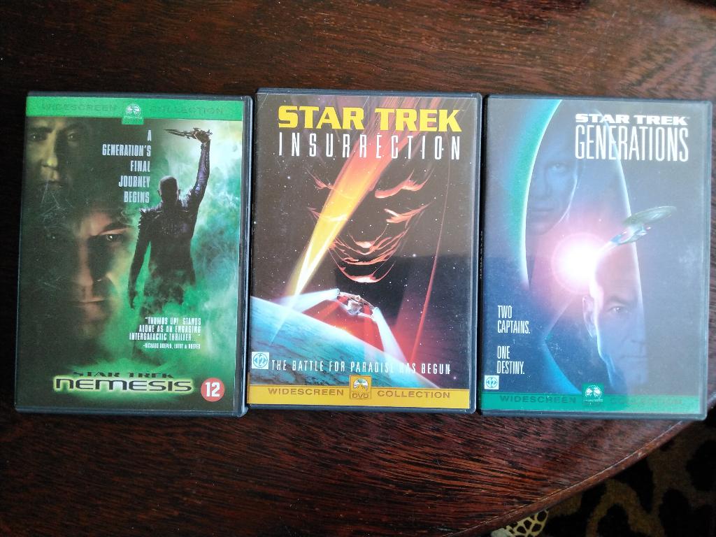 Star trek 3 dvds, origineel, Boxset, Ophalen of Verzenden, Zo goed als nieuw, Science Fiction