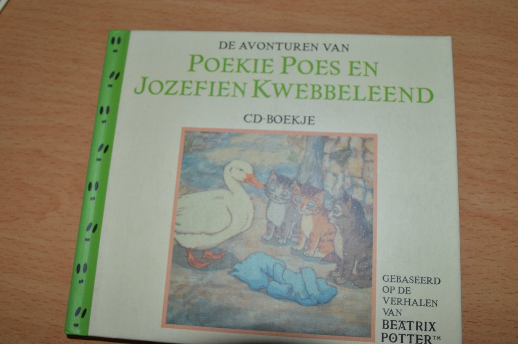 BEATRIX POTTER Poekie Poes en Jozefien Kwebbeleend CD Boekje, Cd's en Dvd's, Overige typen, Ophalen of Verzenden, 3 tot 5 jaar