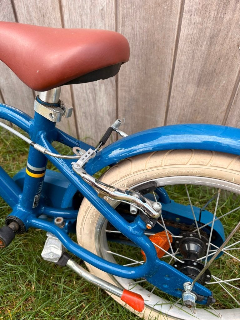 Btwin Kinderfiets Blauw -16 inch -, Ophalen, Gebruikt, 16 tot 20 inch