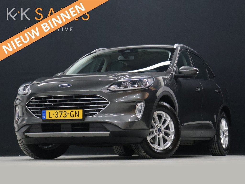 Ford Kuga 2.5 PHEV Titanium SOH 100% [SFEERVERLICHTING, APPL, Auto's, 72 km, 14 kWh, Gebruikt, Euro 6