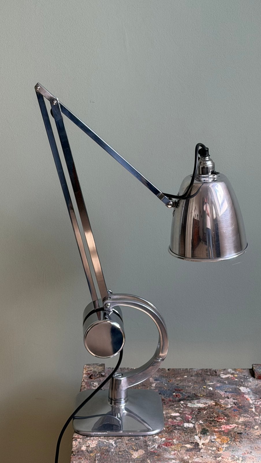 Vintage Hadrill & Horstmann bureaulamp tafellamp art deco, Bureaulamp, Art deco, NB, Ophalen of Verzenden