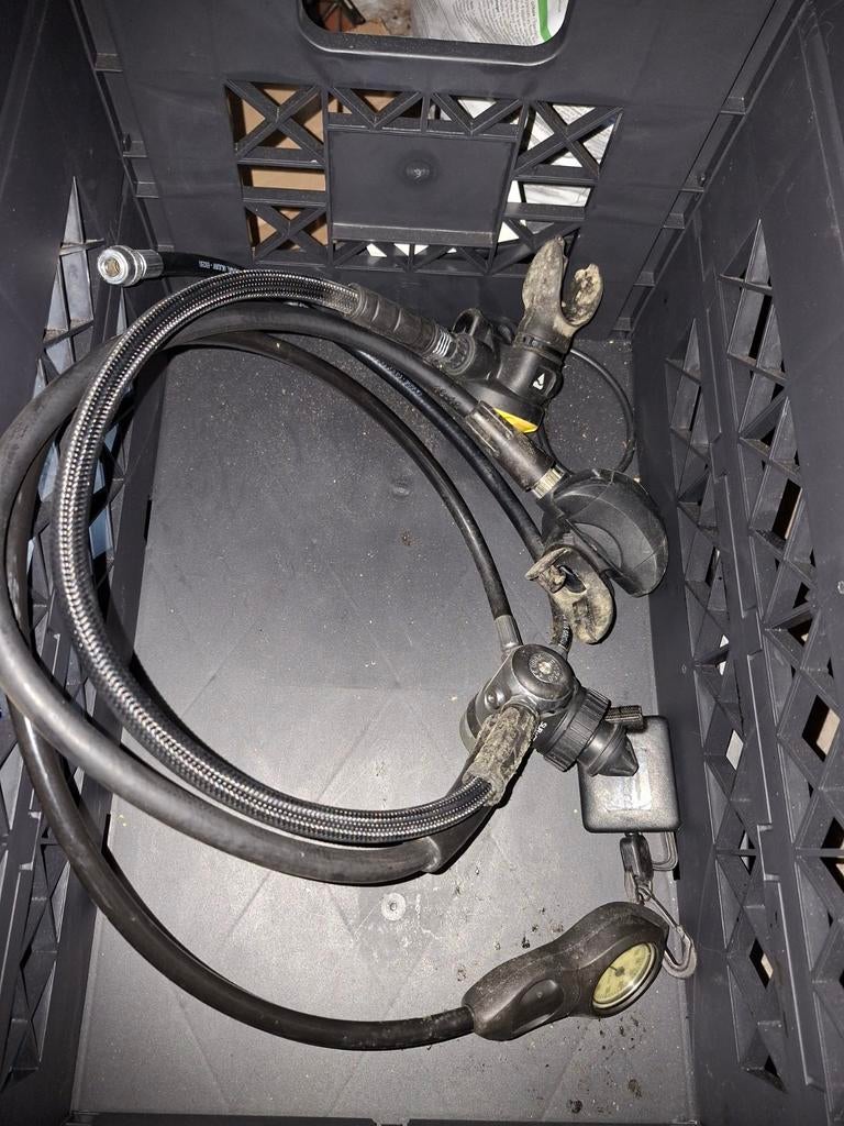 Subgear Cayman duikregelaar met octopus en extra lange slang, Watersport en Boten, Ophalen, Gebruikt, Overige typen