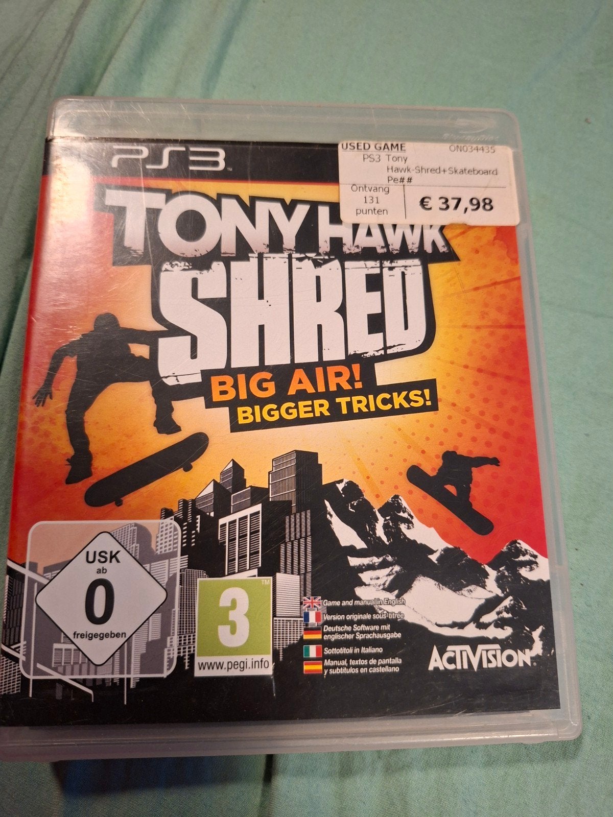 PS3 Tony Hawk Shred - Skateboard Game, Ophalen of Verzenden