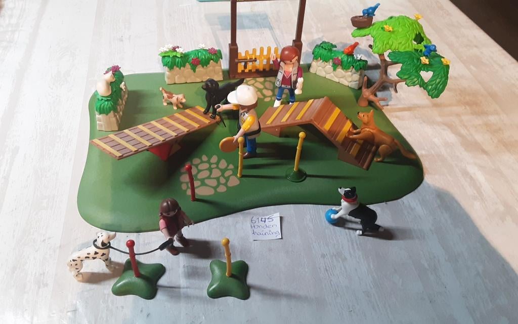 6145 hondensport training, Kinderen en Baby's, Speelgoed | Playmobil, Ophalen of Verzenden, Zo goed als nieuw, Complete set