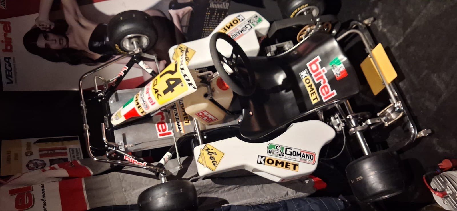 Birel T86 met 38mm achteras, Sport en Fitness, Karting, Ophalen, Zo goed als nieuw, Kart