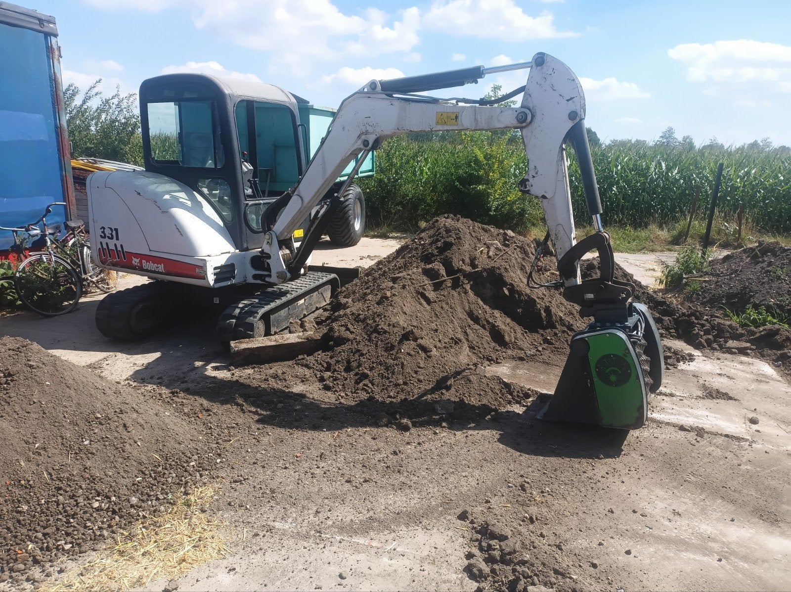 bobcat minigraver 3,5t +sterrenzeefbak, Ophalen of Verzenden, Graafmachine