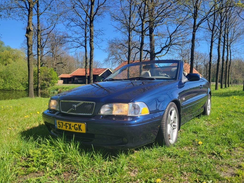 Volvo C70 2.0 T 163PK Cabrio AUT 2000 Blauw, Auto's, C70, Beige, 163 pk, Particulier