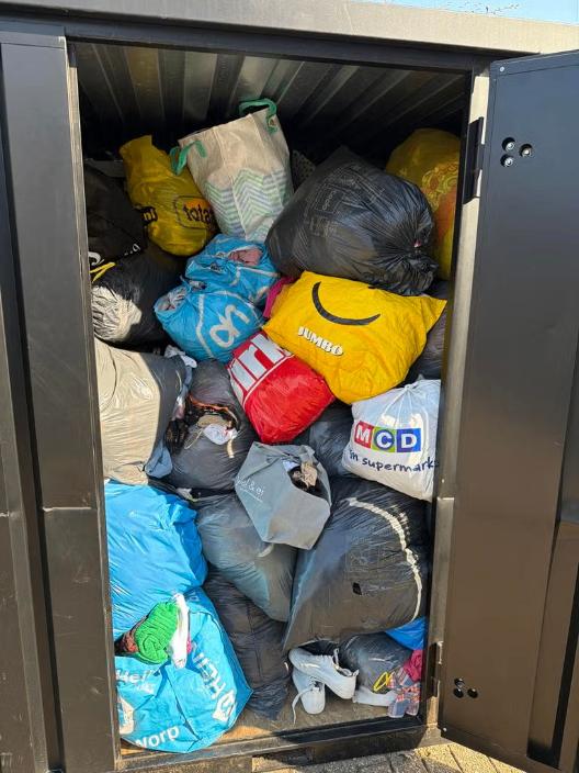 Grote partij diverse kleding gratis af te halen, Ophalen, Blauw, ., W32 (confectie 46) of kleiner