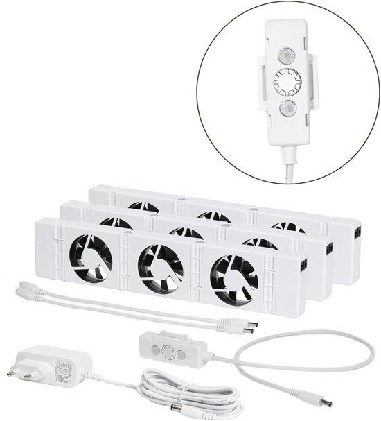 SpeedComfort Radiator ventilator Set met 3 stuks, Doe-het-zelf en Verbouw, Verwarming en Radiatoren, Minder dan 30 cm, Verzenden