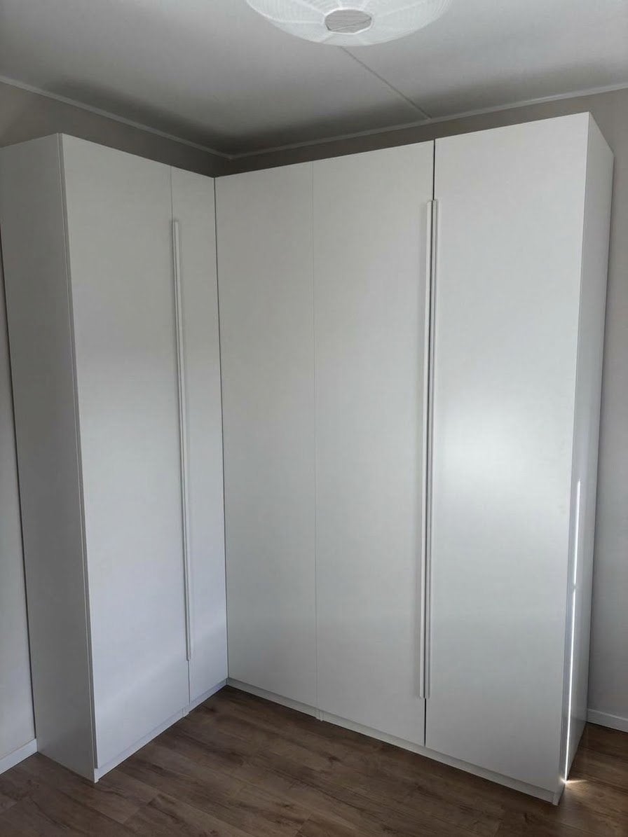 IKEA pax Kledingkast / Hoekopstelling Wit, Ophalen, Zo goed als nieuw, 50 tot 75 cm, 200 cm of meer