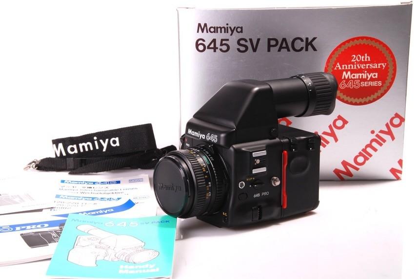 Mamiya 645 SV pack, Ophalen of Verzenden, Zo goed als nieuw, Spiegelreflex, Overige Merken