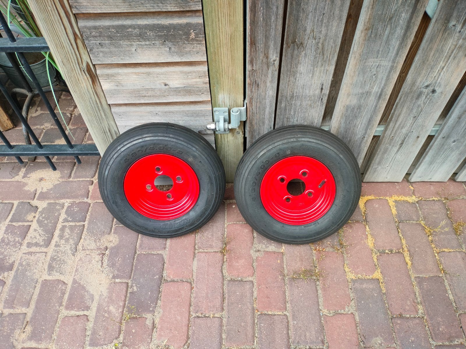 Set van 10  kruiwagenwielen 4.80/4.00-8, Ophalen