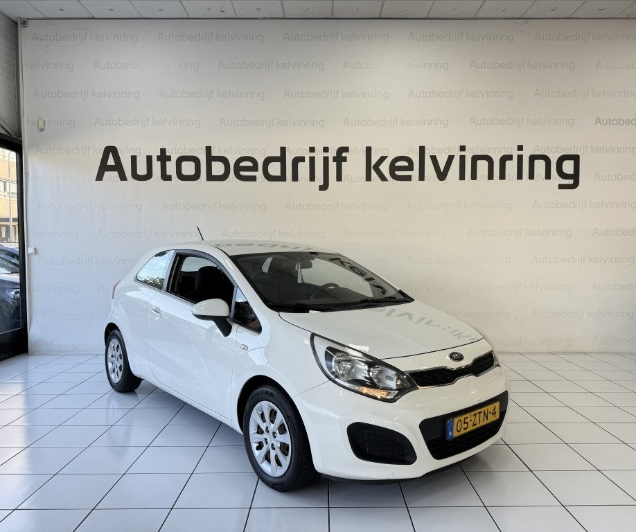 Kia Rio 1.2 CVVT Comf. Pack Bovag Garantie Airco (bj 2013), 21 km/l, Euro 5, 4 cilinders, Wit