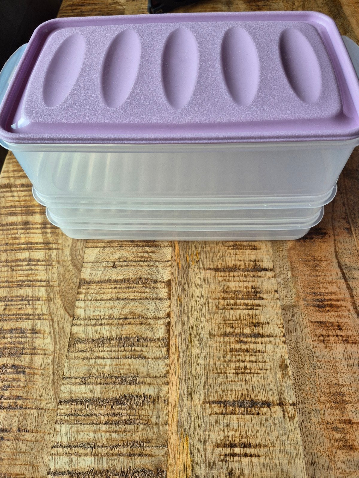 Vleeswaren bakje - Zo goed als nieuw, Ophalen of Verzenden, Zo goed als nieuw, Paars, Bak of Kom