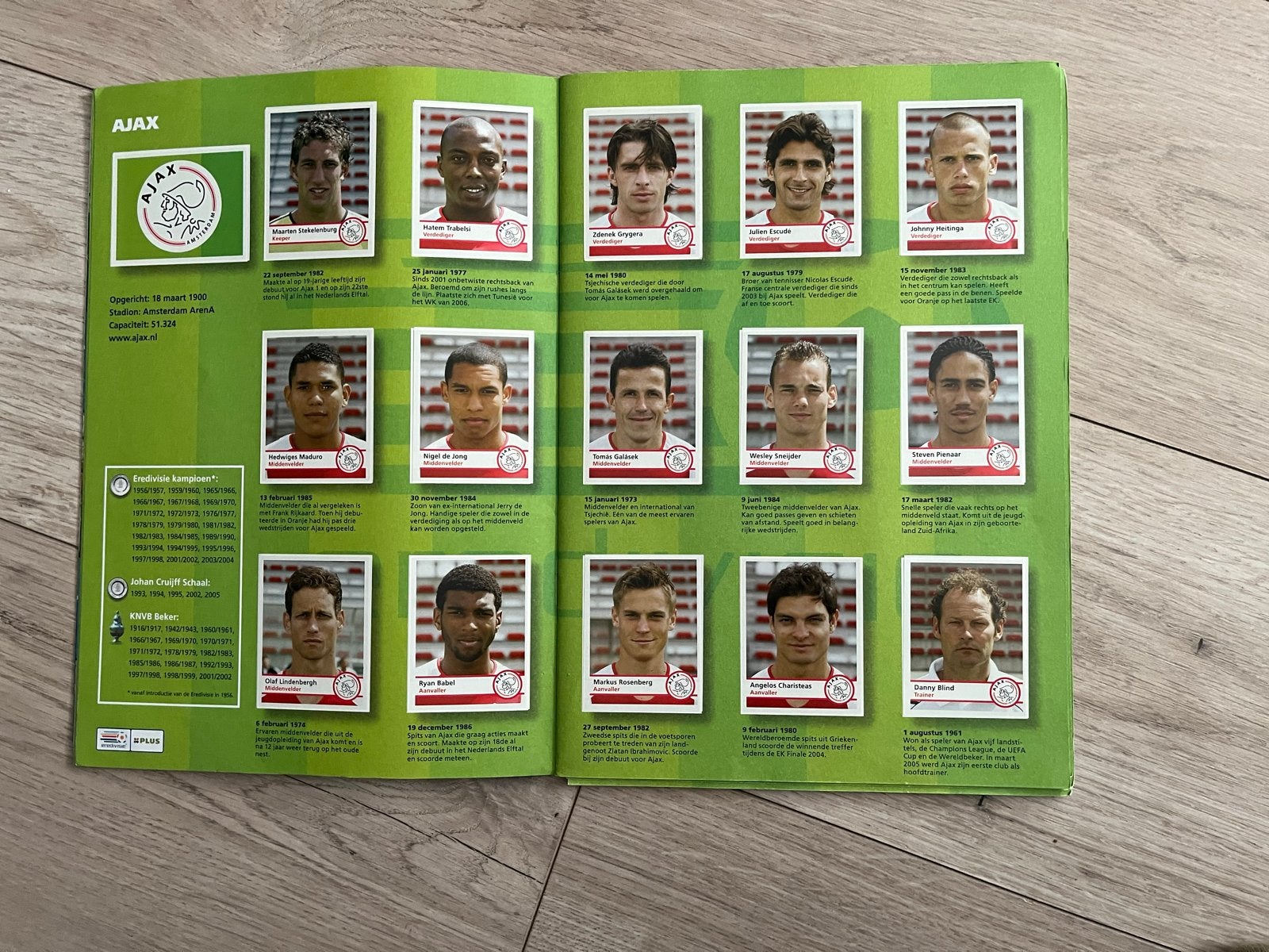 COMPLEET Voetbalplaatjes album Eredivisie 2004-2005, Ophalen of Verzenden, Gebruikt, Overige materialen, Overige thema's