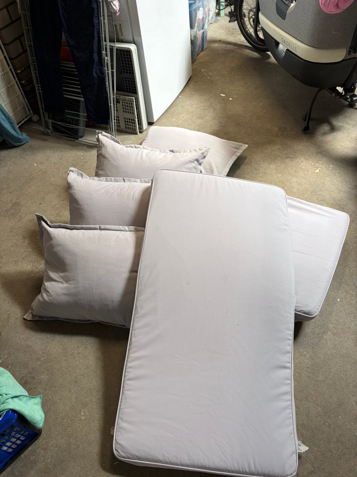 Tuin kussens ikea Froson, Huis en Inrichting, Woonaccessoires | Kussens, Ophalen, Gebruikt, Grijs