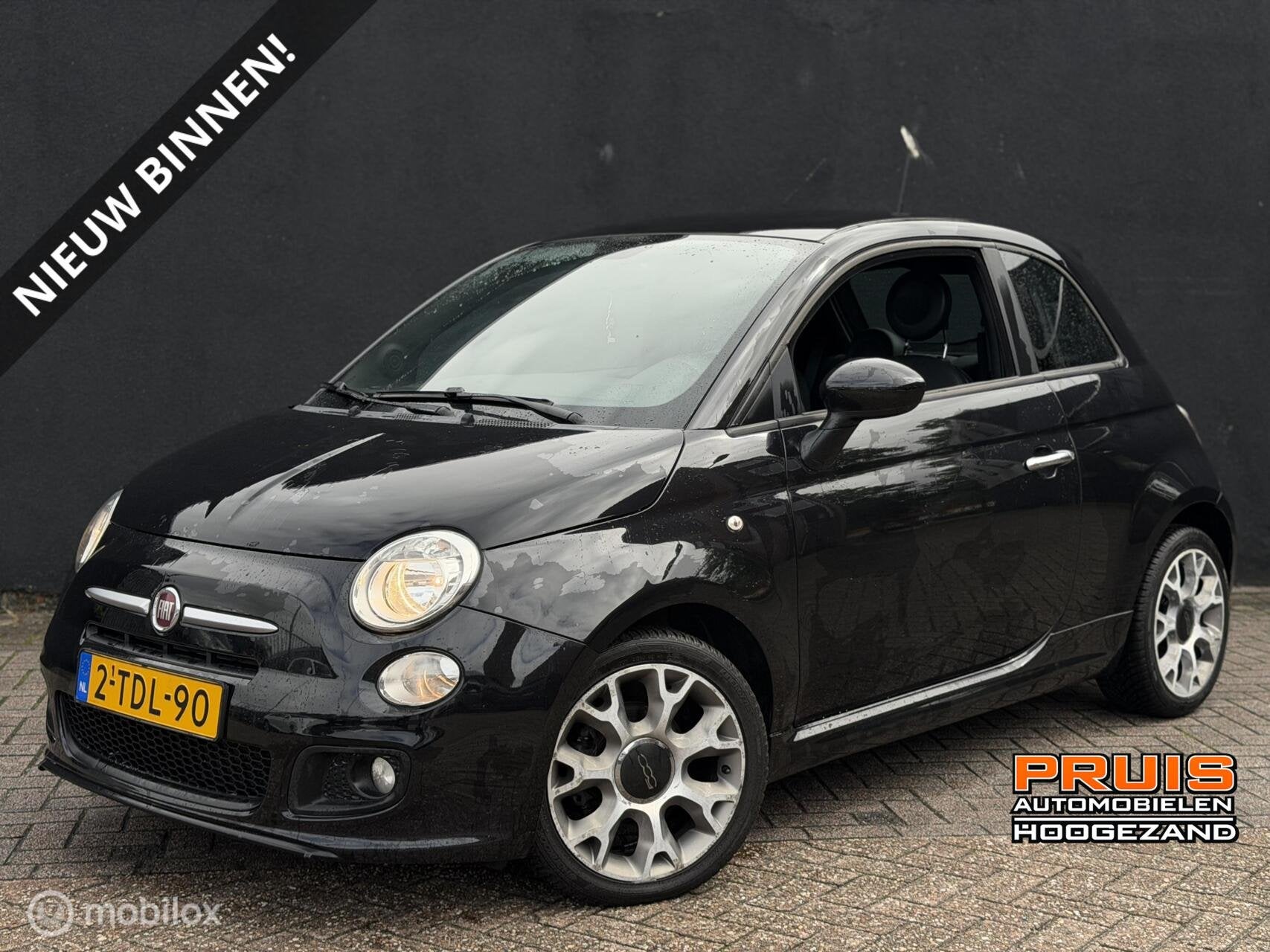 Fiat 500 0.9 TwinAir Turbo 500S -AIRCO-LEDER- *INRUIL MOGELI, Auto's, Voorwielaandrijving, 86 pk, Origineel Nederlands, Bedrijf