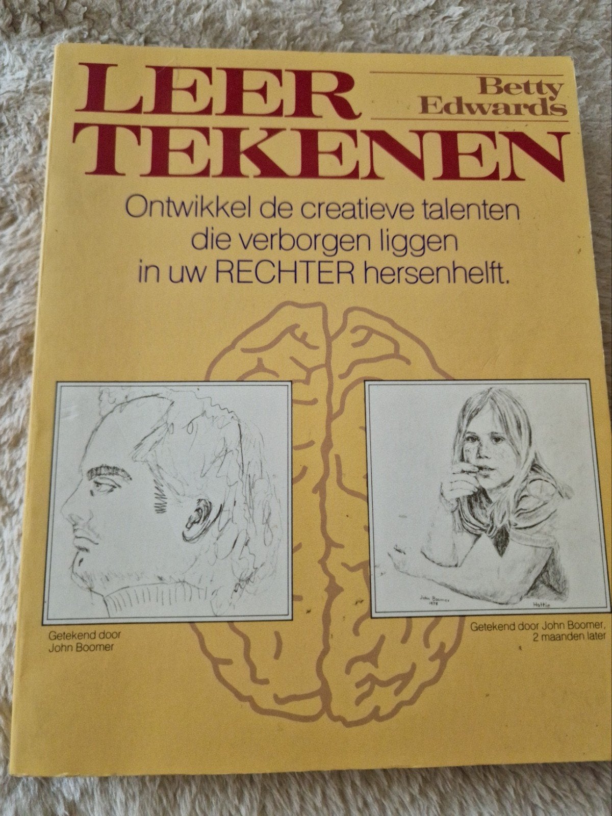 Leer Tekenen - Betty Edwards (Ontwikkel creatieve talenten), Ophalen of Verzenden, Gebruikt, Boek of Gids