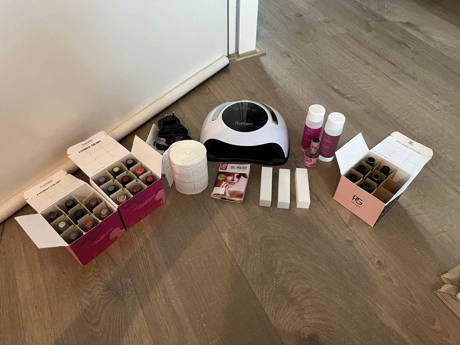 Pink Gellac Set, Overige kleuren, Ophalen of Verzenden, Zo goed als nieuw, Handen en Nagels
