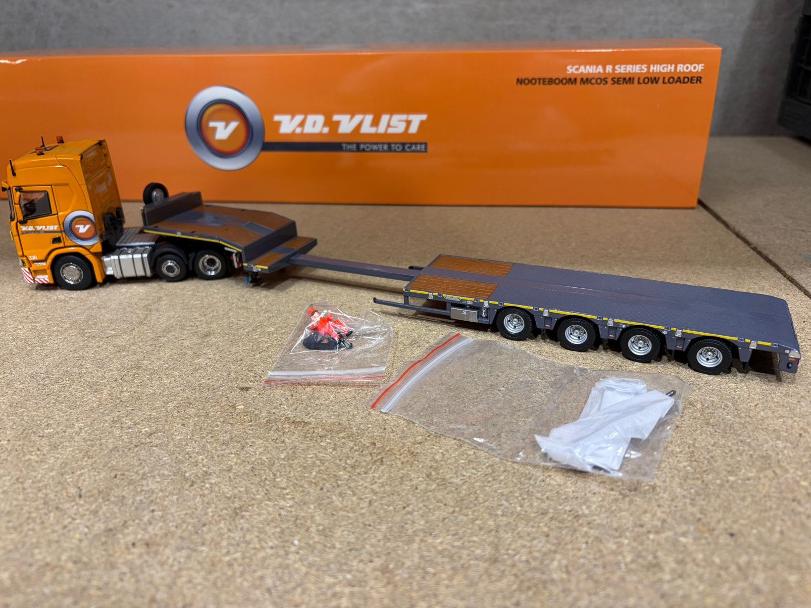 IMC SCANIA R 6x2 VAN DER VLIST SEMI LOW LOADER, Ophalen of Verzenden, Zo goed als nieuw, Bus of Vrachtwagen, Overige merken