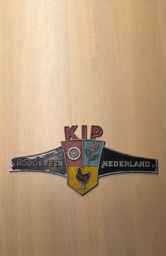 Kip caravan  vintage embleem, Ophalen of Verzenden, Overige typen