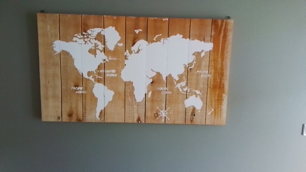 Wanddecoratie, Huis en Inrichting, Woonaccessoires | Wanddecoraties, Ophalen, 68 cm, Hout, Decoratieobject