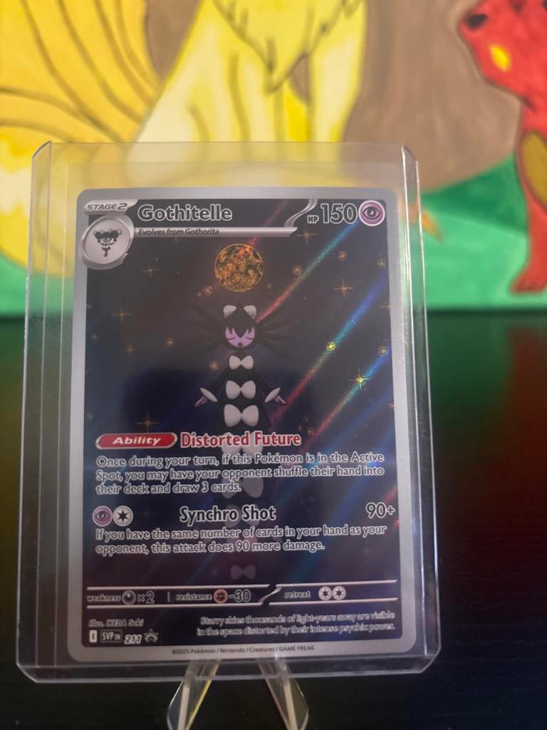 Promo kaart - Gothitelle Pokémon Kaart, Ophalen of Verzenden, Zo goed als nieuw, Losse kaart