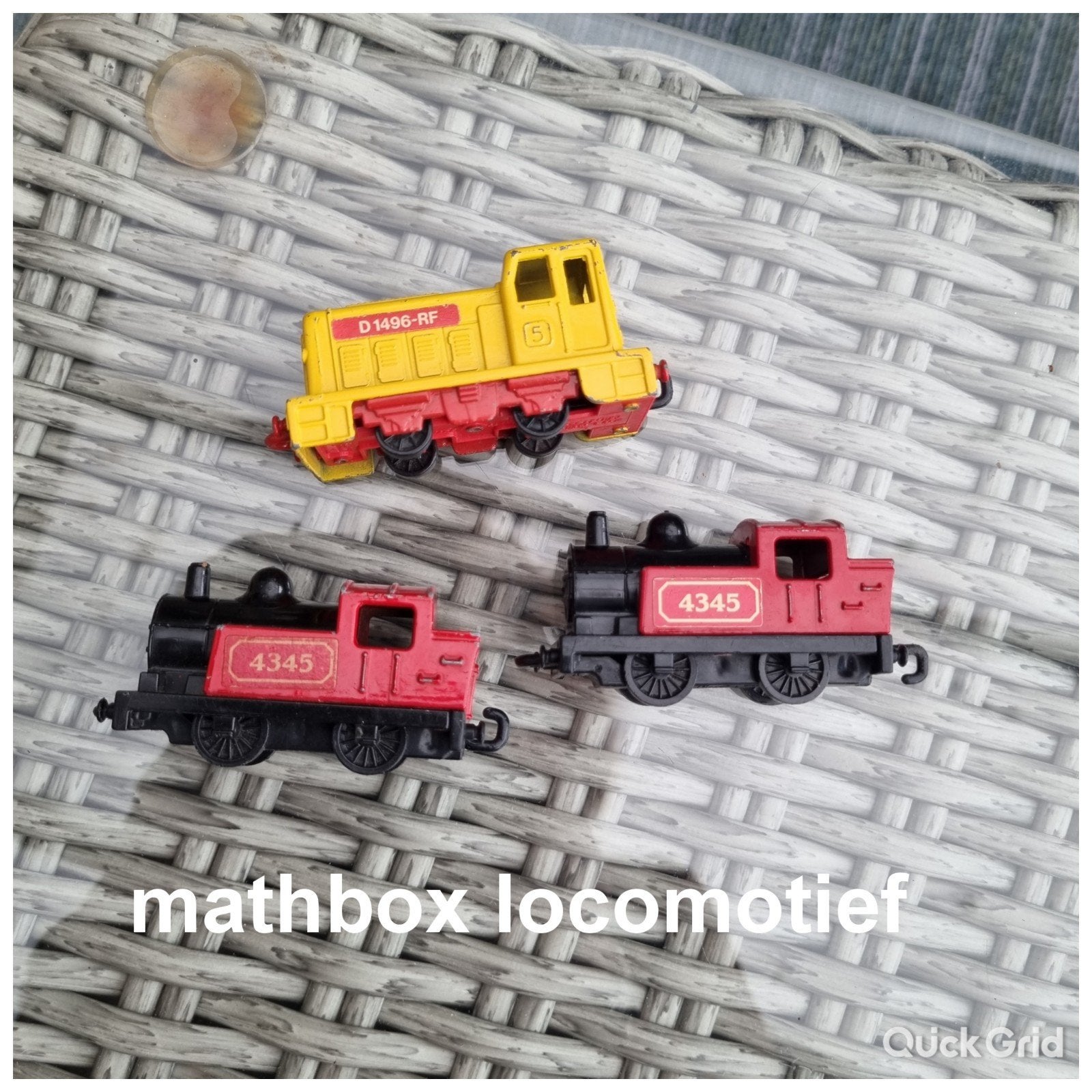 Set van 3 Vintage Matchbox Locomotieven, Ophalen of Verzenden, Gebruikt