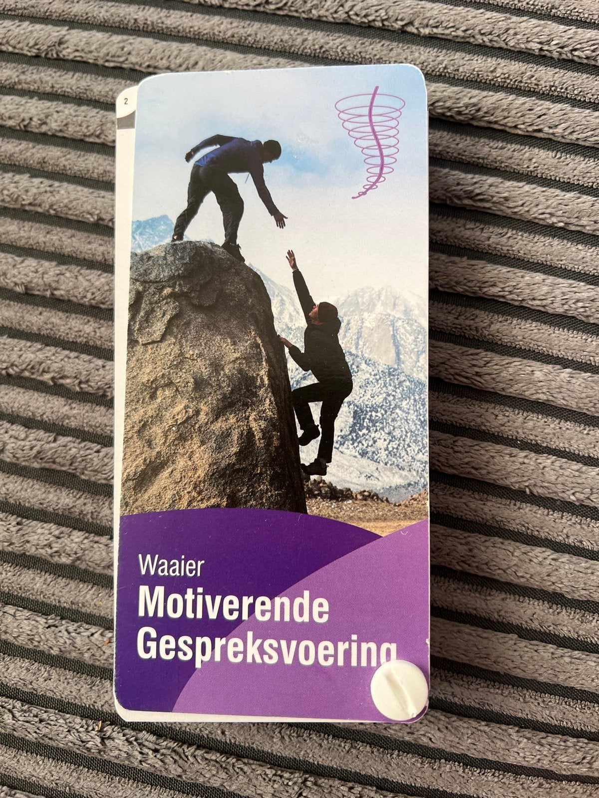 Waaier Motiverende Gespreksvoering, Ophalen of Verzenden, Zo goed als nieuw