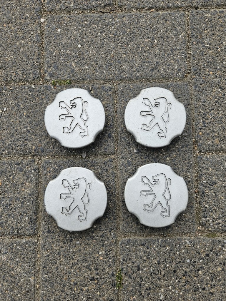 NAAFDOPPEN PEUGEOT, Auto diversen, Wieldoppen, Niet ingevuld, Gebruikt, Niet ingevuld, Ophalen of Verzenden