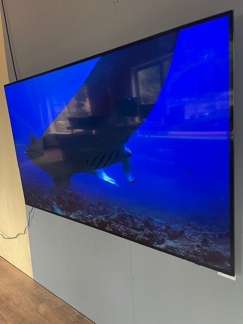 Samsung 77 inch OLED S85F 4K Smart TV, Audio, Tv en Foto, 50 Hz, OLED, Ophalen of Verzenden, Zo goed als nieuw