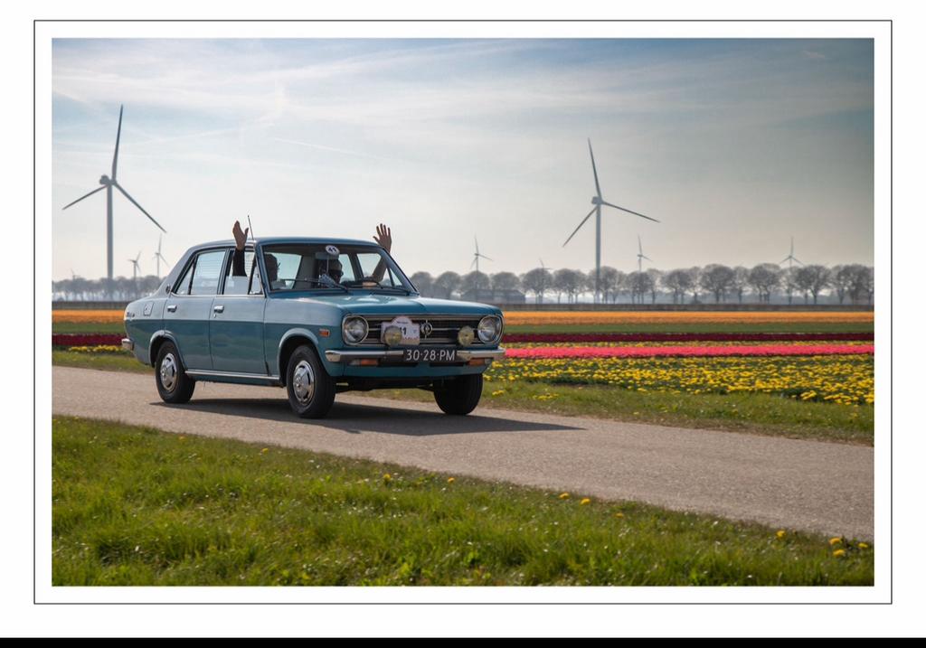 Datsun 1200 1970, Achterwielaandrijving, Handgeschakeld, Particulier, Sedan