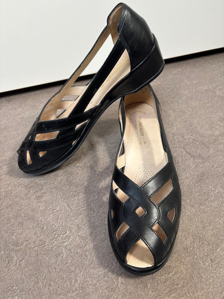 ZGAN leren vintage sandalen jaren 70 maat 39, Kleding | Dames, Schoenen, Zwart, Zo goed als nieuw, Sandalen of Muiltjes, Ophalen of Verzenden