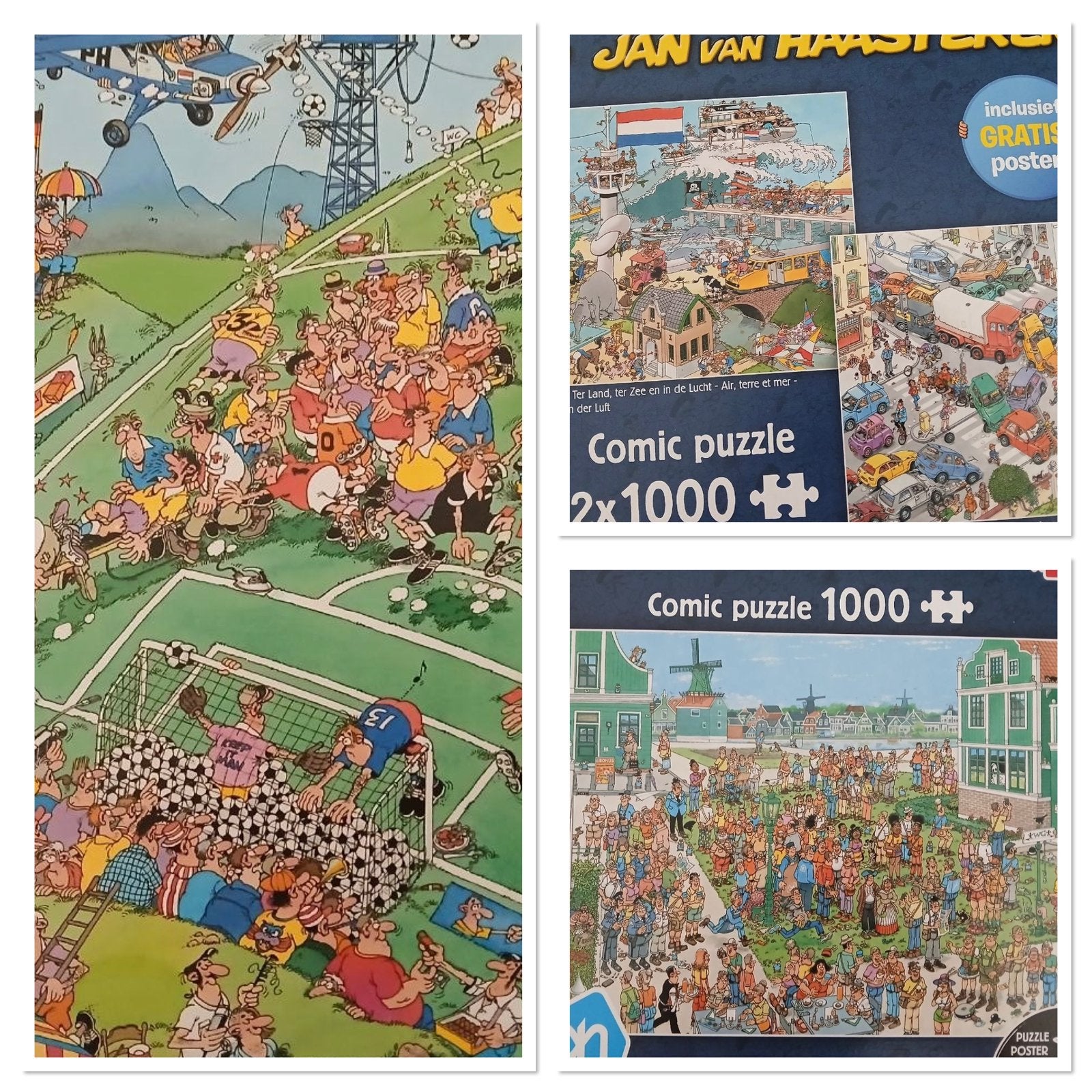 Jan van Haasteren 1000 stukjes, Hobby en Vrije tijd, Denksport en Puzzels, Ophalen of Verzenden, 500 t/m 1500 stukjes, Gebruikt