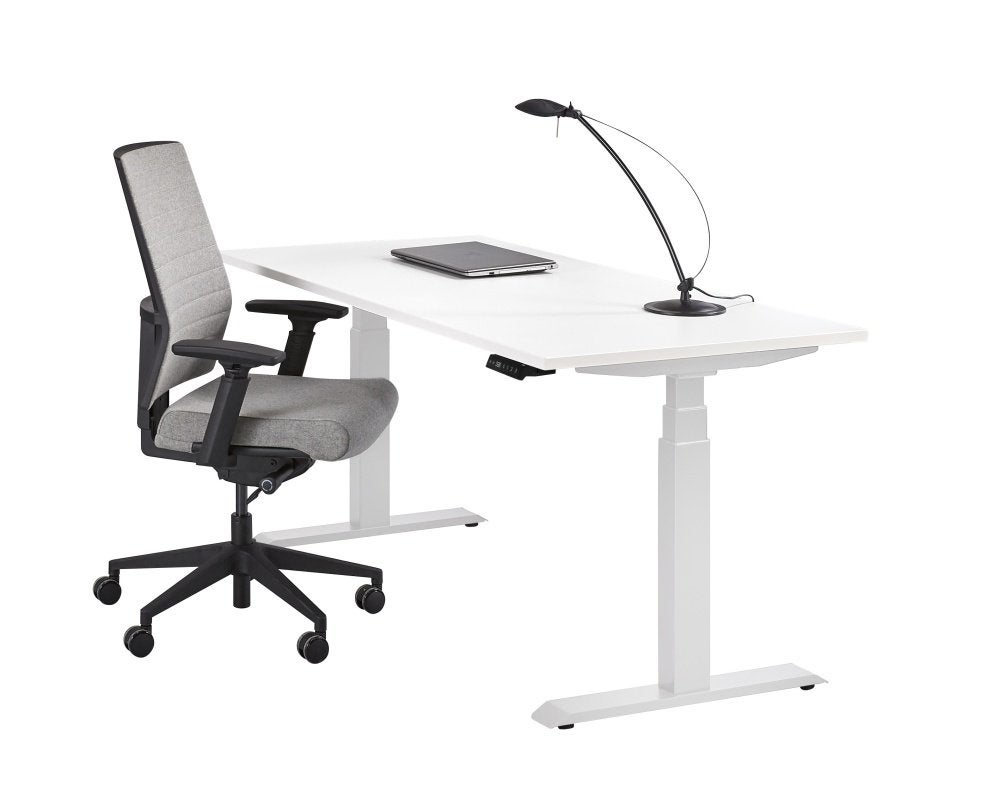Business, elektrisch zit/sta bureau, diverse afmetingen, Zit-sta bureau, Elektrisch, 120 cm, Metaal