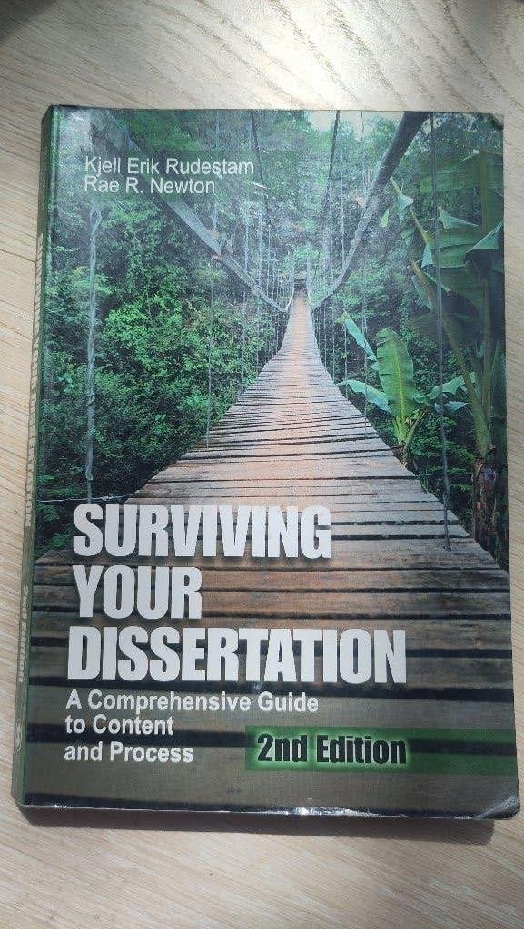 Surviving you dissertation - 2e editie, Rudestam, Zo goed als nieuw, Gamma, HBO