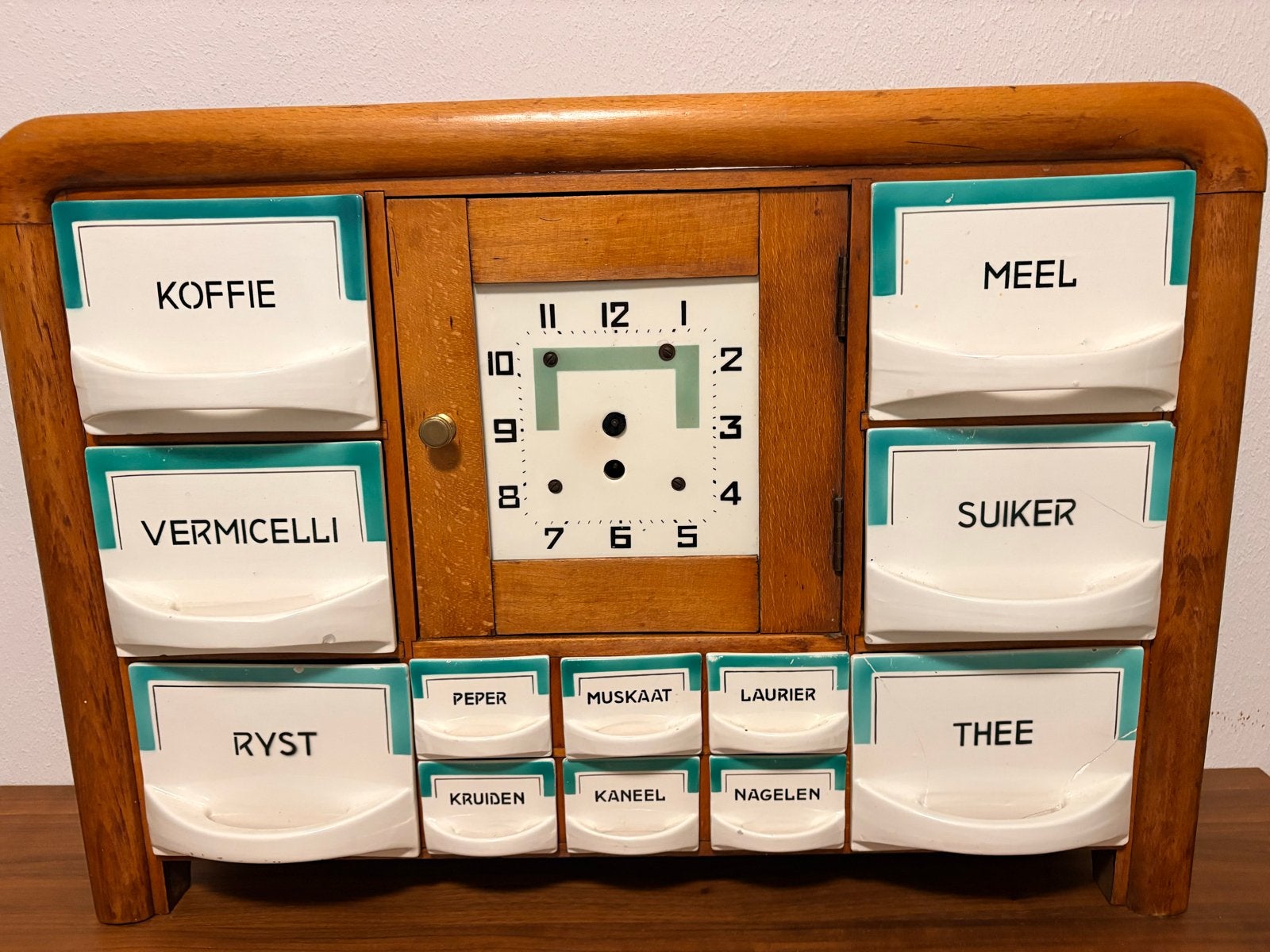 Vintage kruidenrek, Ophalen
