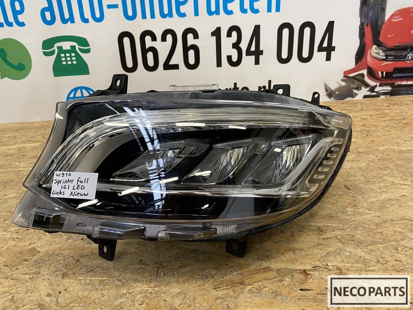 Sprinter W910 W907 links led koplamp A9109065700, Auto-onderdelen, Verlichting, Mercedes-Benz, Gebruikt, Ophalen of Verzenden