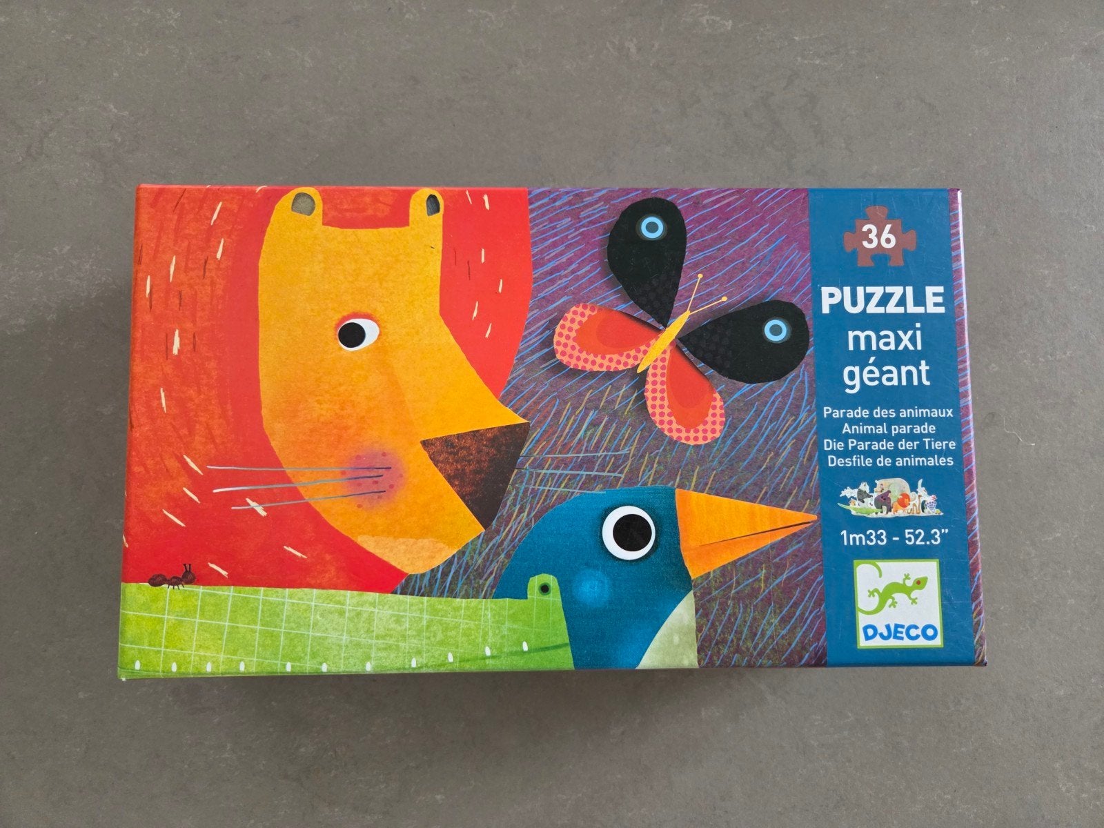 Djeco puzzel parade des animaux dieren 36, Een of twee spelers, Ophalen, Zo goed als nieuw, Djeco