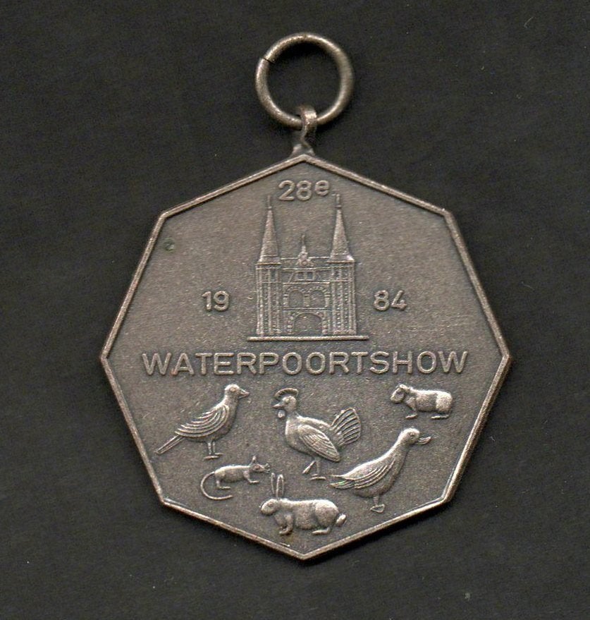 Medaille Sneek Waterpoortshow Kleinvee Pluimvee 1984., Ophalen of Verzenden, Zo goed als nieuw