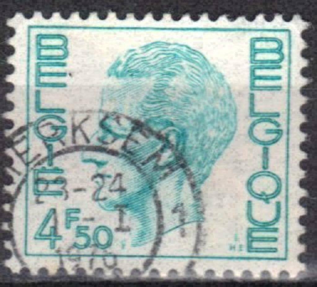 Belgie 1974 - Yvert 1718/OBP 1743 - Koning Boudewijn (ST), Verzenden, Gestempeld, Koninklijk huis
