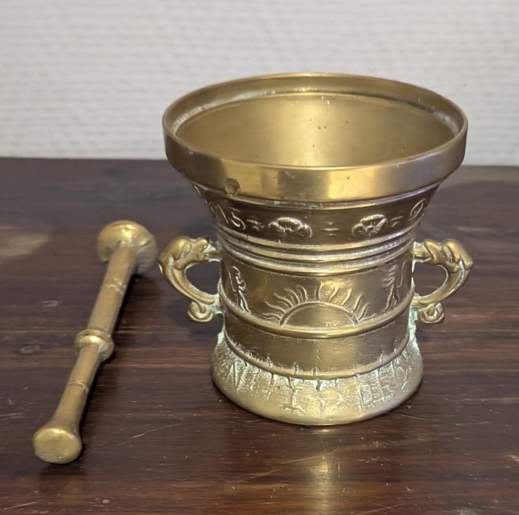 Mooie bronzen vijzel, voor de liefhebber!, Ophalen
