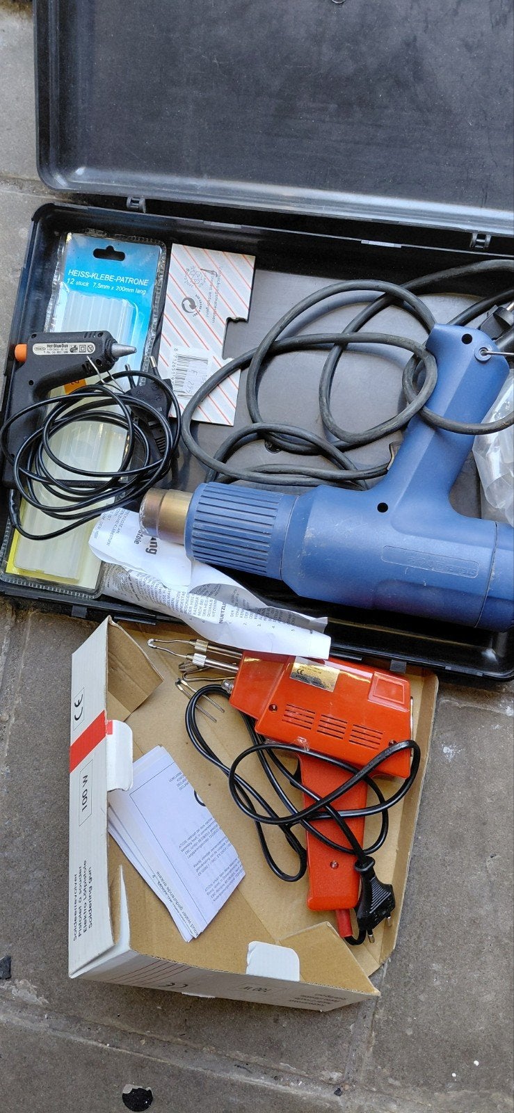 Verfbrander en Soldeerset in Koffer, Ophalen of Verzenden