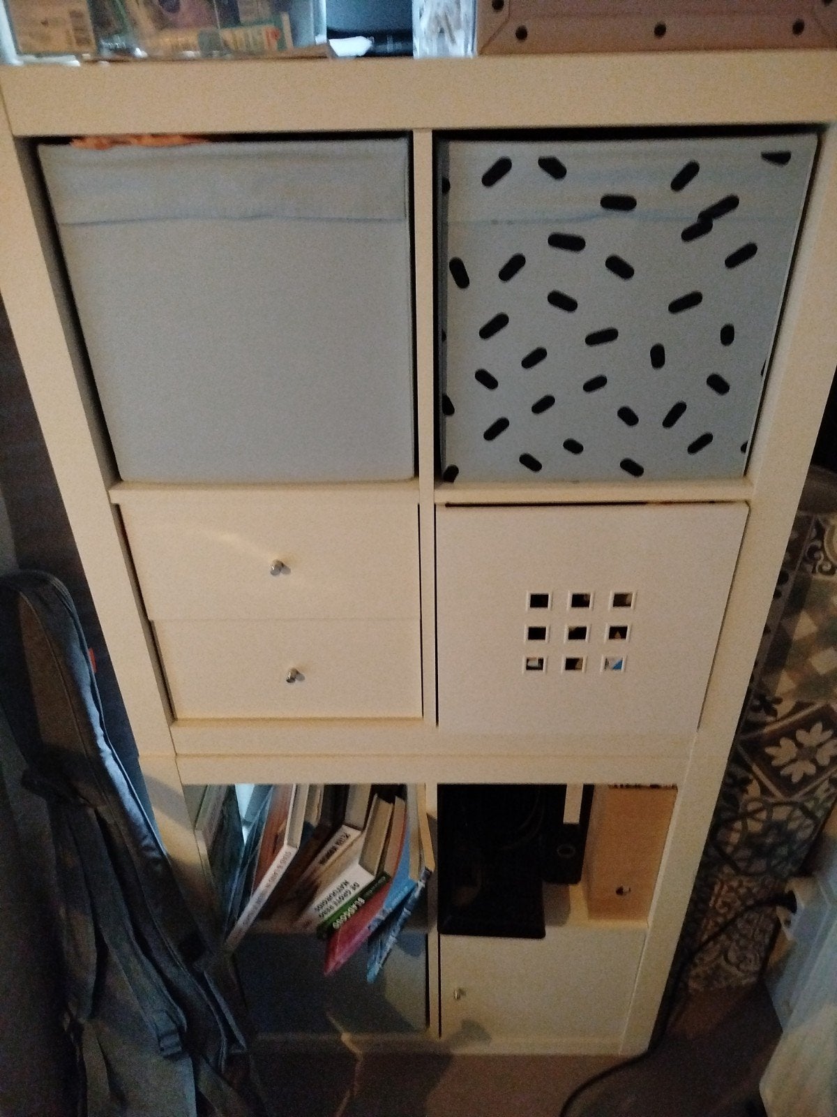 2x IKEA Expedit Vierkant met accessoires, Ophalen, Gebruikt
