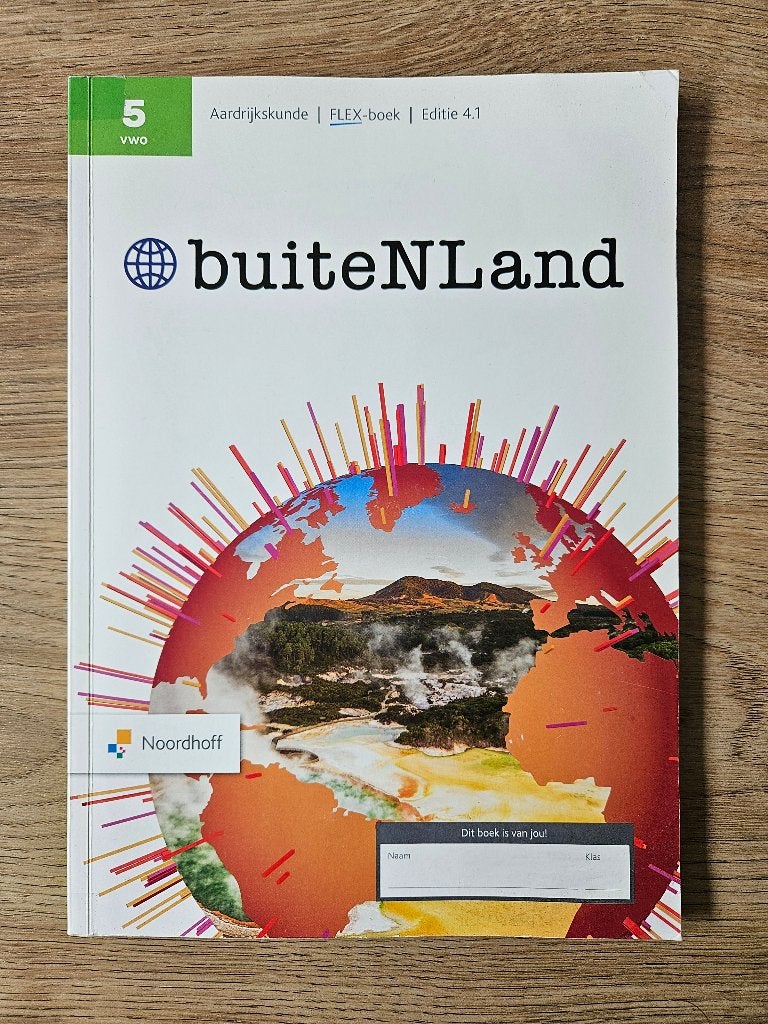 Buitenland vwo 5, Boeken, Schoolboeken, Ophalen of Verzenden, Zo goed als nieuw, VWO, Aardrijkskunde