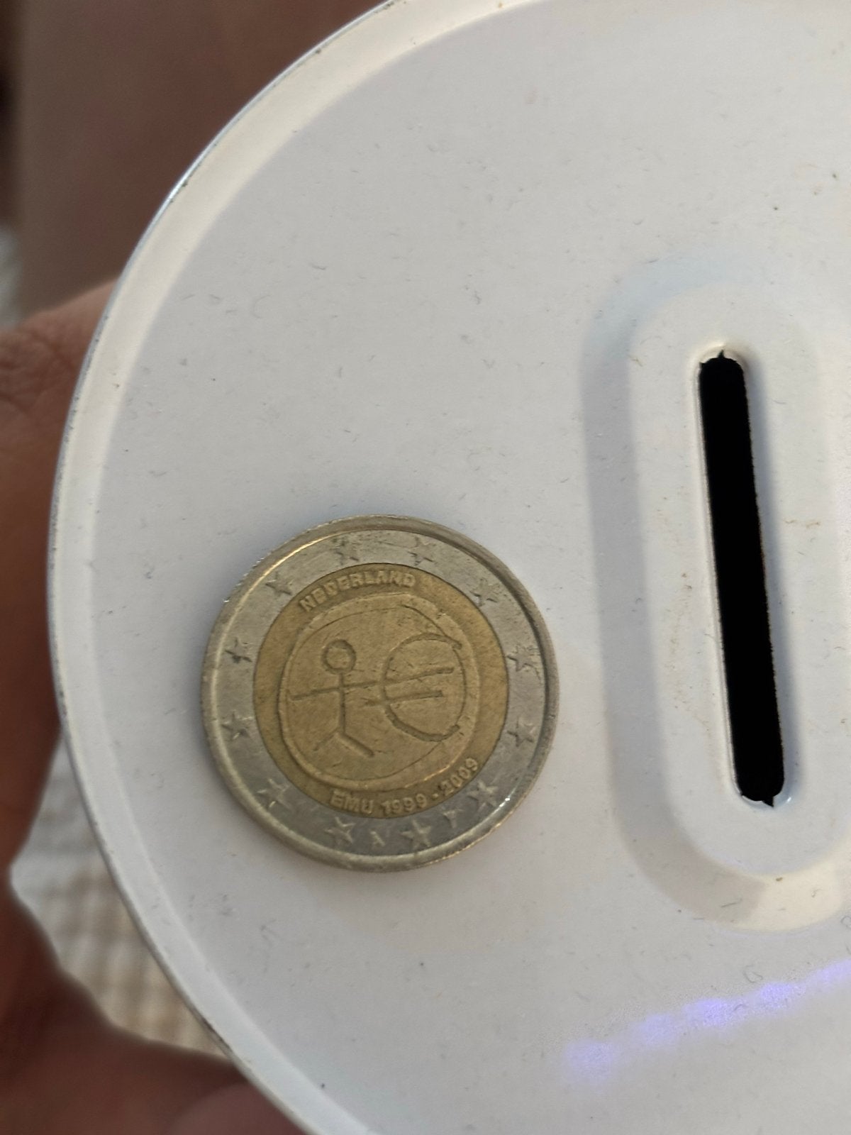 2 Euro Herdenkingsmunt Nederland EMU 1999-2009, Ophalen, Koningin Beatrix, Euro's, Losse munt