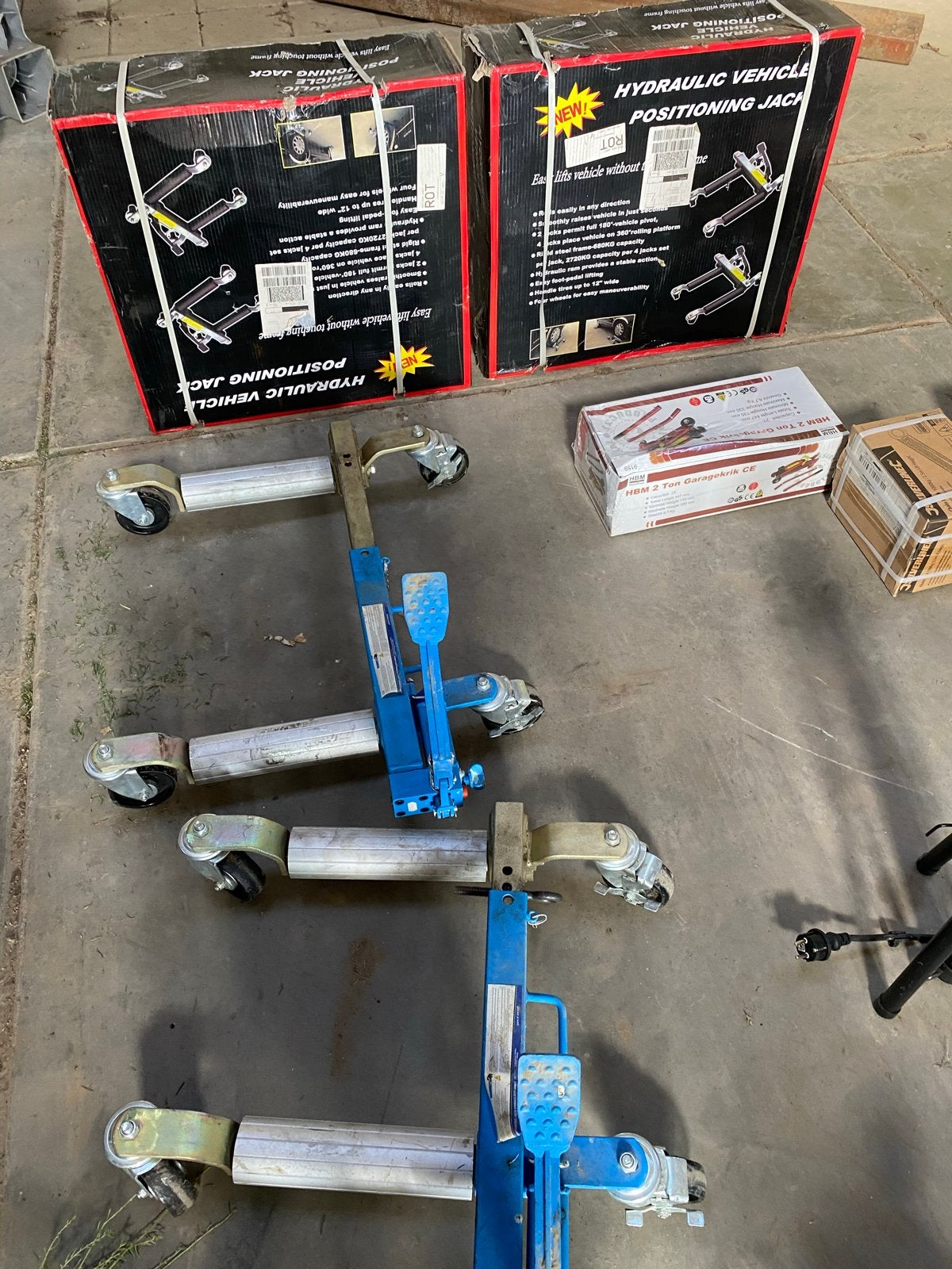 Hydraulische voertuig positioneringskrikken (2 stuks), Auto diversen, Ophalen of Verzenden, Nieuw