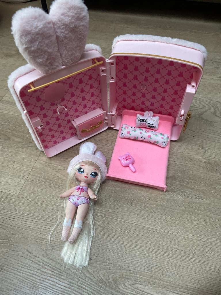 Na Na Na Surprise Roze Rugzak met Pop en Accessoires, Ophalen of Verzenden, Gebruikt, Overige typen